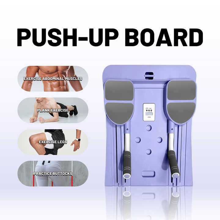 Pink Foldable Multi-Functional Abdominal Trainer - Home Workout Fitness Board V888-ELOSUNG21052