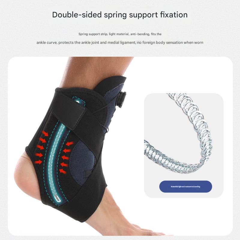 1 Pair Black Pink Adjustable Ankle Brace - Compression Support for Running, Sports, and Ankle Recovery V888-ELOSUNG21077