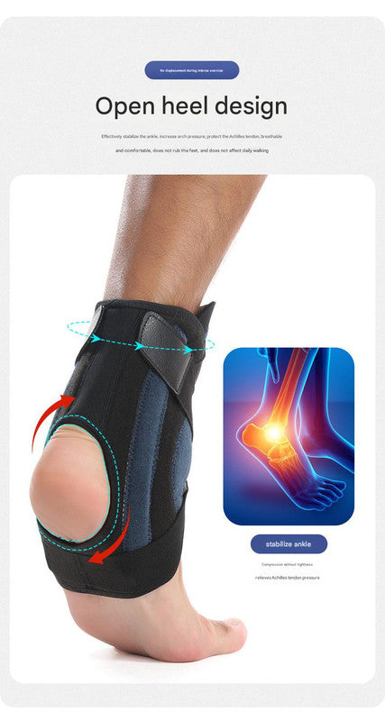1 Pair Black Pink Adjustable Ankle Brace - Compression Support for Running, Sports, and Ankle Recovery V888-ELOSUNG21077