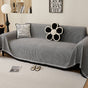 180*420CM Black and Dark Grey Premium Polyester Sofa Throw Blanket, Multi-Seasonal Use, Sofa Protector V888-ELOSUNG21126