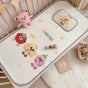 Cheese Pattern 2 Piece Set Kids Cooling Pad Set - 60x120cm Cartoon Latex Mattress Protector, Pillow V888-ELOSUNG21135