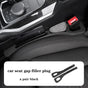 Black Car Seat Gap Filler - 2 Pieces Car Interior Storage Organizer for Front Seat Seam V888-ELOSUNG21162
