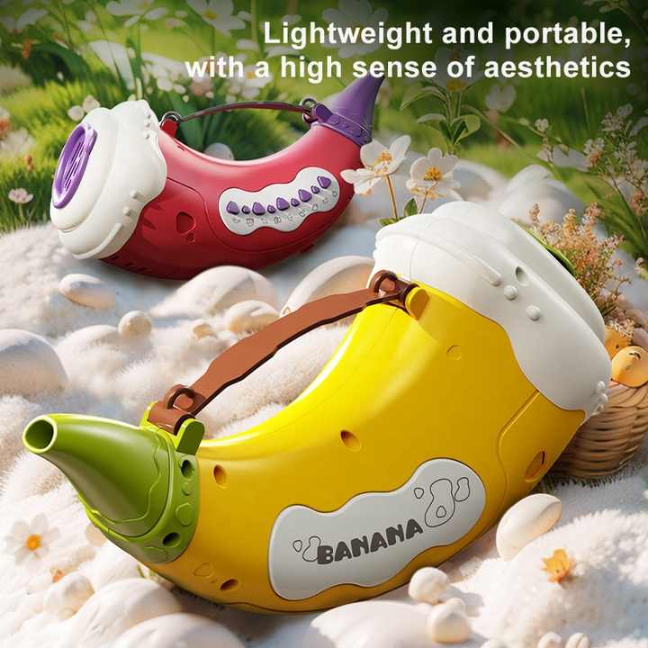 Yellow Interactive Animal Sound Whistle Horn for Kids - Lung Capacity Training and 30+ Sound Effects Toy V888-ELOSUNG21177