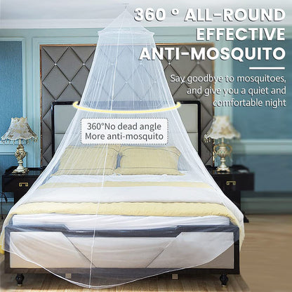 Pink Hanging Princess Bed Canopy Mosquito Net - Dome Bedding for Dorm Rooms & Bedrooms (Fits 1.5m Beds) V888-ELOSUNG21271