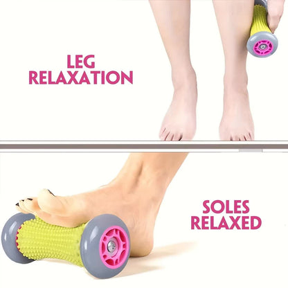 Grey And Black Foot Massage Roller - Plantar Fasciitis & Muscle Relief Tool V888-ELOSUNG21351