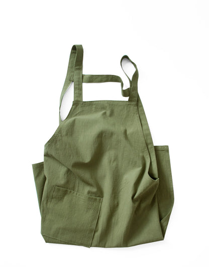 Black Cotton Linen H-Back Apron - Solid Color Kitchen Cooking Apron with Pocket V888-ELOSUNG21366