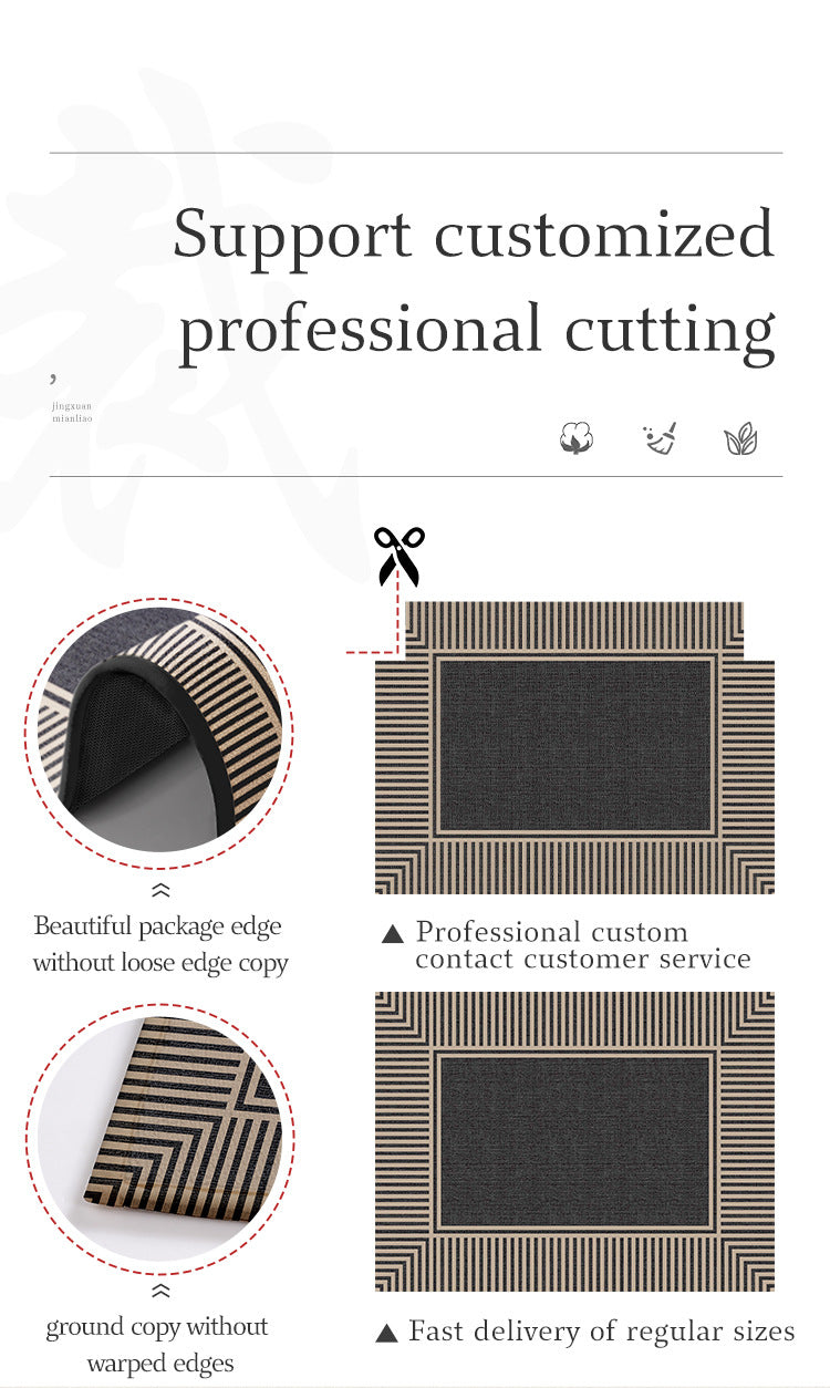 50*80cm Brown Style 1 Geometric Patterns Outdoor Entryway Mat - Non-Slip Welcome Rug for Front Door V888-ELOSUNG21390