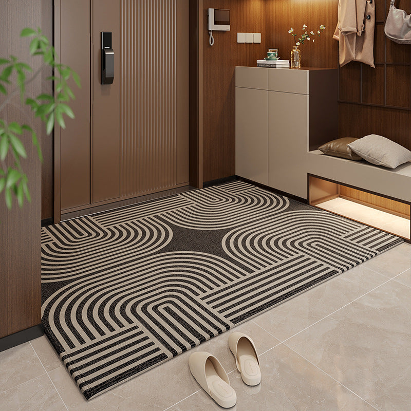 50*80cm Brown Style 2 Geometric Patterns Outdoor Entryway Mat - Non-Slip Welcome Rug for Front Door V888-ELOSUNG21391