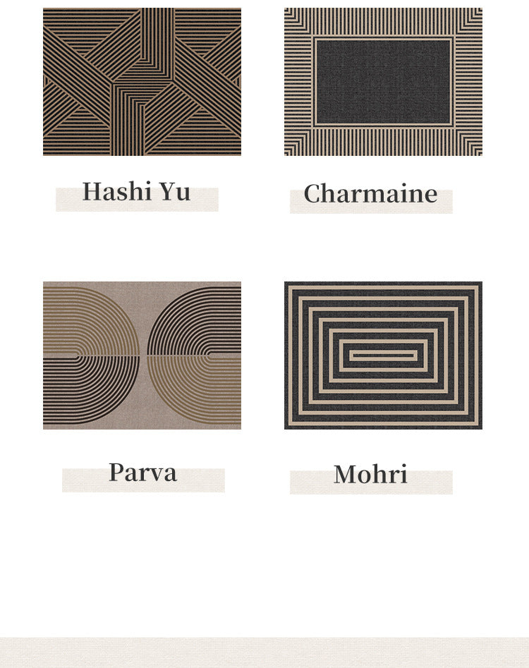 50*80cm Brown Style 5 Geometric Patterns Outdoor Entryway Mat - Non-Slip Welcome Rug for Front Door V888-ELOSUNG21394