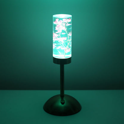 Gypsophila Paniculata Eternal Flower Acrylic Table Lamp - Color-Changing LED, USB Rechargeable, Touch Control V888-ELOSUNG21685