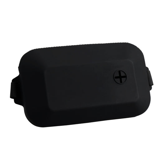Black Silicone Pet Treat Pouch for Dog Training - Portable Waist Bag with Waste Bag Holder V888-ELOSUNG21718