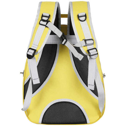 Grey Stylish Transparent PVC Pet Carrier Backpack - Large Capacity, Multi-Use for Birds & Cats(Including V888-ELOSUNG21776