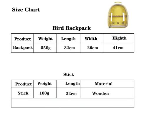 Grey Stylish Transparent PVC Pet Carrier Backpack - Large Capacity, Multi-Use for Birds & Cats(Including V888-ELOSUNG21776