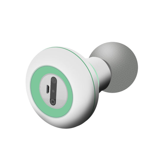 2 Pcs Grey And Green Mini Massage Gun - 6-Speed Muscle Relaxer, USB Rechargeable, Portable Fascia Massager V888-ELOSUNG21837