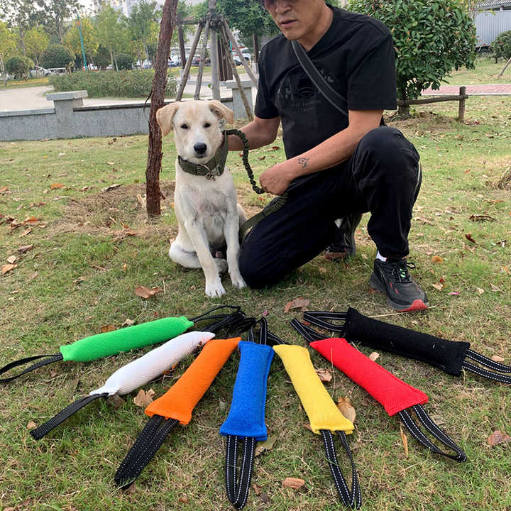 Black Durable 2-Pack Tug-of-War Dog Training Toy - Tear-Resistant, Safe & Interactive for All Breeds V888-ELOSUNG21853