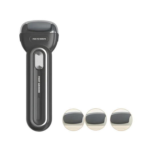 Black Electric Foot Grinder with USB Charging - Dual-Speed Callus Remover for Smooth, Exfoliated Feet V888-ELOSUNG21967