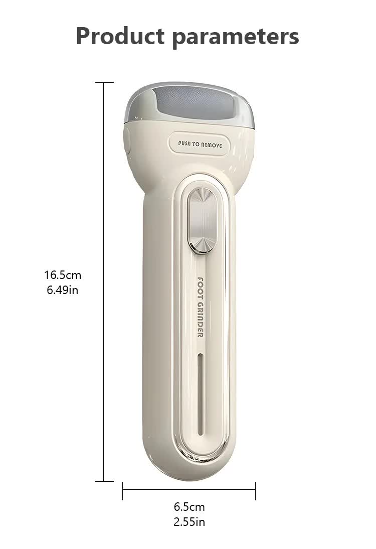 Black Electric Foot Grinder with USB Charging - Dual-Speed Callus Remover for Smooth, Exfoliated Feet V888-ELOSUNG21967