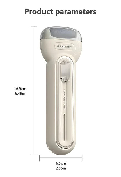 Black Electric Foot Grinder with USB Charging - Dual-Speed Callus Remover for Smooth, Exfoliated Feet V888-ELOSUNG21967