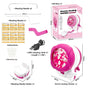 Pink Automatic Bead Loader - Electric DIY Jewelry Making Kit with Accessories V888-ELOSUNG22163