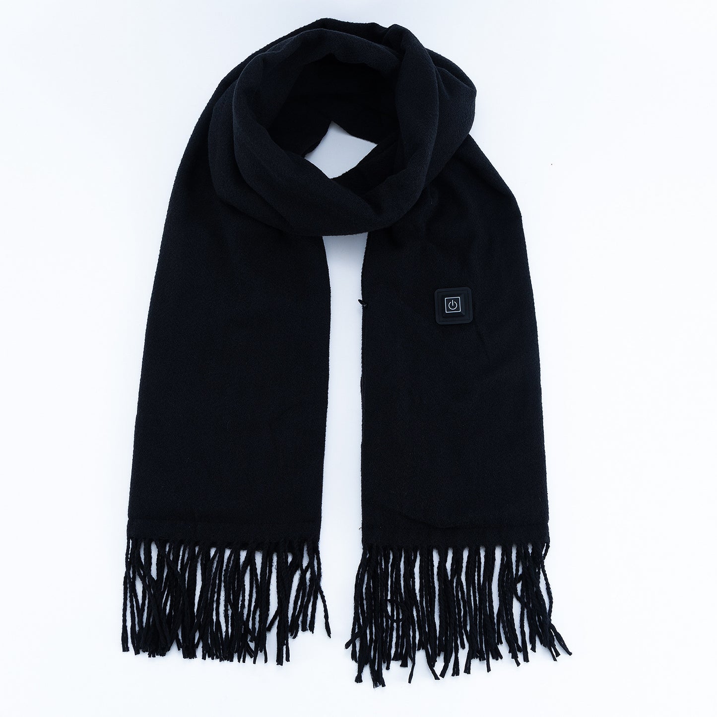 Black Heated Scarf - Electric Warming Scarf, Winter Outdoor Essential (Without power bank) V888-ELOSUNG22225