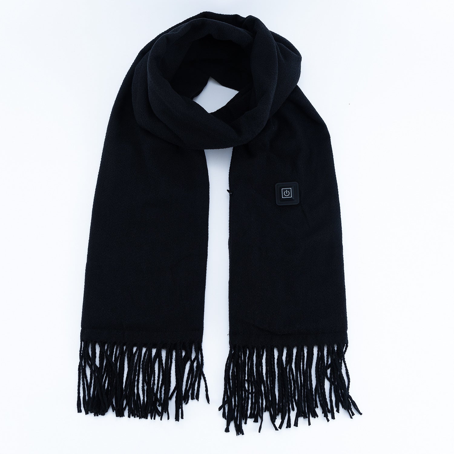 Black Heated Scarf - Electric Warming Scarf, Winter Outdoor Essential (Without power bank) V888-ELOSUNG22225