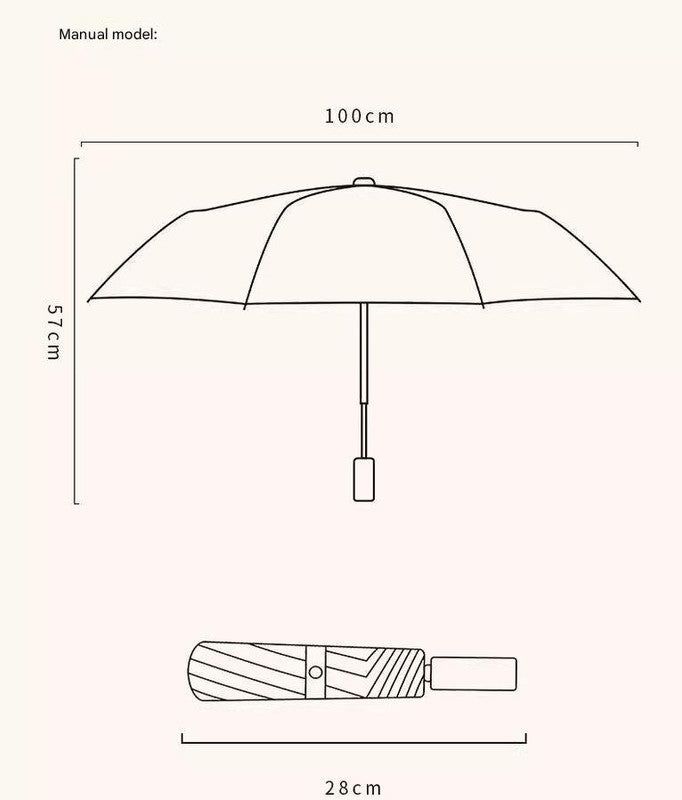 Panda Back Cute Cartoon Umbrella - Sun/Rain Umbrella V888-ELOSUNG22266