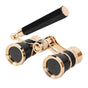 Black Elegant Theatre Binoculars - Portable & Stylish Handheld Opera Glasses (Focal length: 100mm) V888-ELOSUNG22434