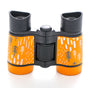 2 PCS Orange Kids Binoculars - Rubber Grip, Tree Pattern V888-ELOSUNG22451