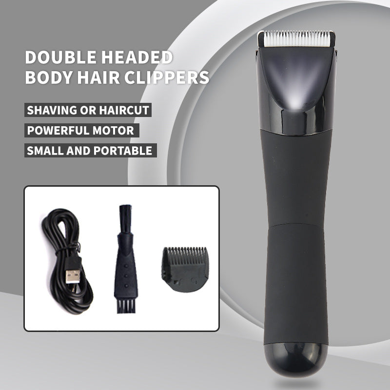Black Electric Shaver for Women - Painless Hair Remover with USB Charging V888-ELOSUNG22548