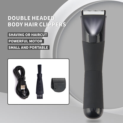 Black Electric Shaver for Women - Painless Hair Remover with USB Charging V888-ELOSUNG22548