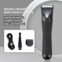 Black Electric Shaver for Women - Painless Hair Remover with USB Charging V888-ELOSUNG22548