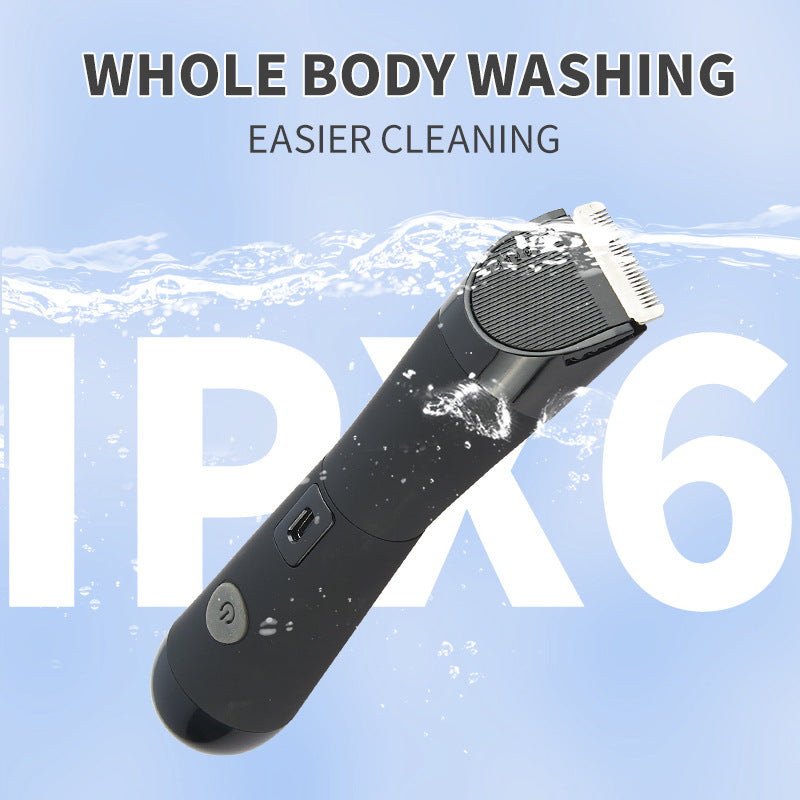 Black Electric Shaver for Women - Painless Hair Remover with USB Charging V888-ELOSUNG22548