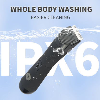 Black Electric Shaver for Women - Painless Hair Remover with USB Charging V888-ELOSUNG22548