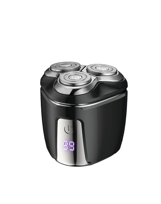 Black Mini Electric Shaver for Men - Portable & Rechargeable Razor for Travel V888-ELOSUNG22555