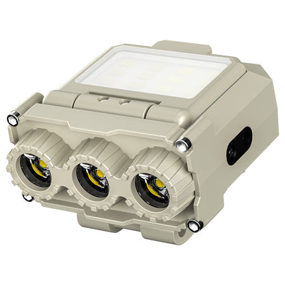 Beige Rechargeable LED Headlight - Cap Light, Long Lasting Camping Light V888-ELOSUNG22590