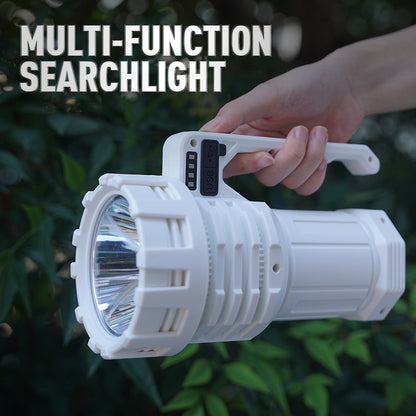 White LED Searchlight - Rechargeable Handheld Spotlight, 500m Range, Long Lasting V888-ELOSUNG22597