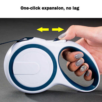Coffee 5M Pet Leash Retractable - Tangle-Free, Extendable Pet Leash for Walking V888-ELOSUNG22608