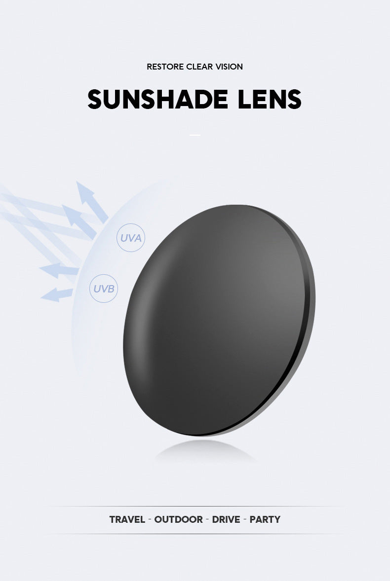 Gold + Black 2-PCS Retro Oval Sunglasses with UV Protection for Men & Women V888-ELOSUNG22680
