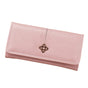 Pink Classic Long Bifold Wallet for Women - Large Capacity Card Holder V888-ELOSUNG22790