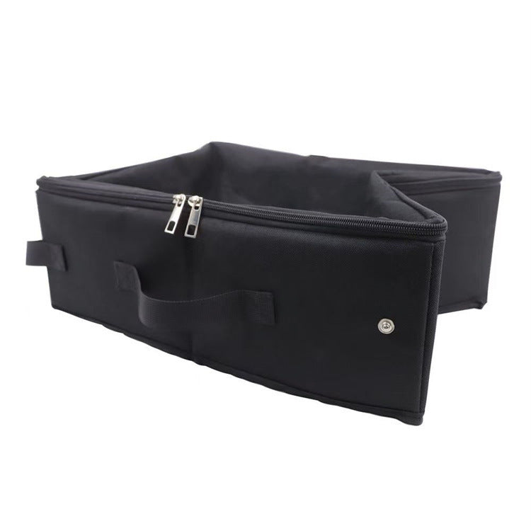 Black Portable Foldable Cat Litter Box - Waterproof Travel Litter Pan for Cats V888-ELOSUNG22800