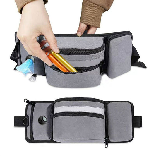 Multi-Function Dog Training Belt Bag with Water Bottle Holder - Grey V888-ELOSUNG22804