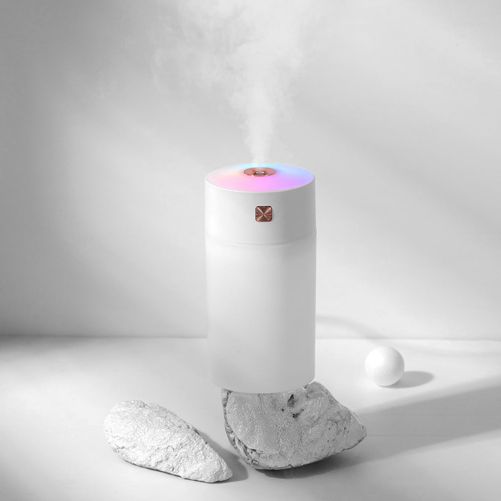 White 300ml USB Air Humidifier - Quiet Mini Humidifier for Bedroom, Office, Car V888-ELOSUNG22832