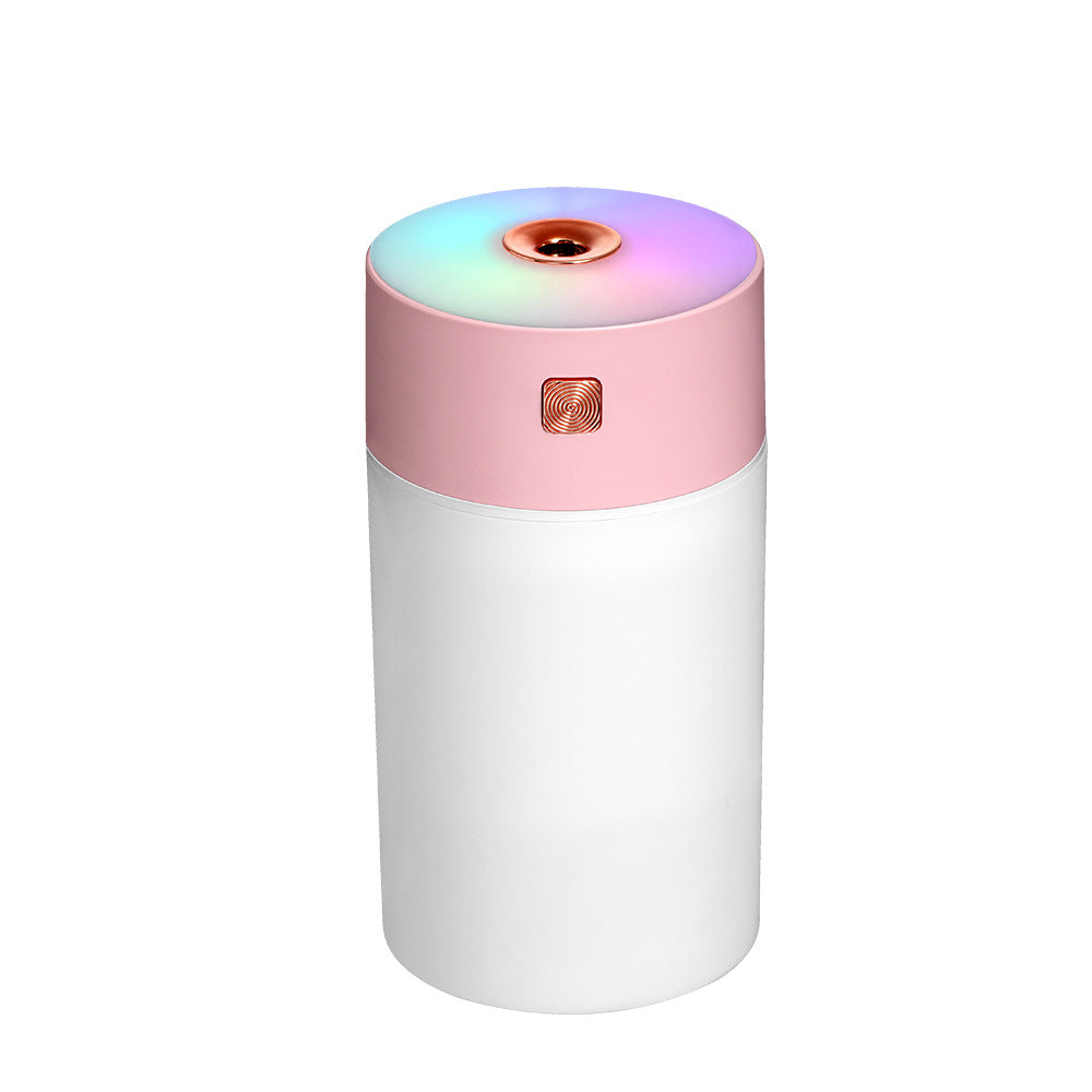Pink 300ml USB Air Humidifier - Quiet Mini Humidifier for Bedroom, Office, Car V888-ELOSUNG22833