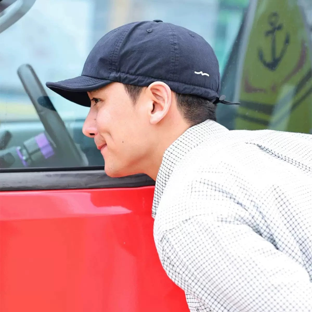 Navy blue Minimalist Baseball Cap - Unisex Retro Streetwear Hat V888-ELOSUNG22857