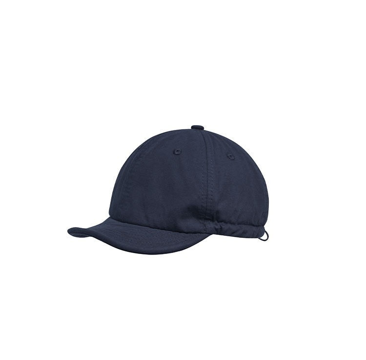 Navy blue Minimalist Baseball Cap - Unisex Retro Streetwear Hat V888-ELOSUNG22857