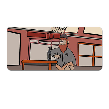 Oversized Cartoon Desk Pad - 80x30x0.4cmcm Mouse Mat, Non-Slip Base (Style 2) V888-ELOSUNG22911