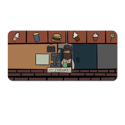 Oversized Cartoon Desk Pad - 80x30x0.4cmcm Mouse Mat, Non-Slip Base (Style 5) V888-ELOSUNG22917