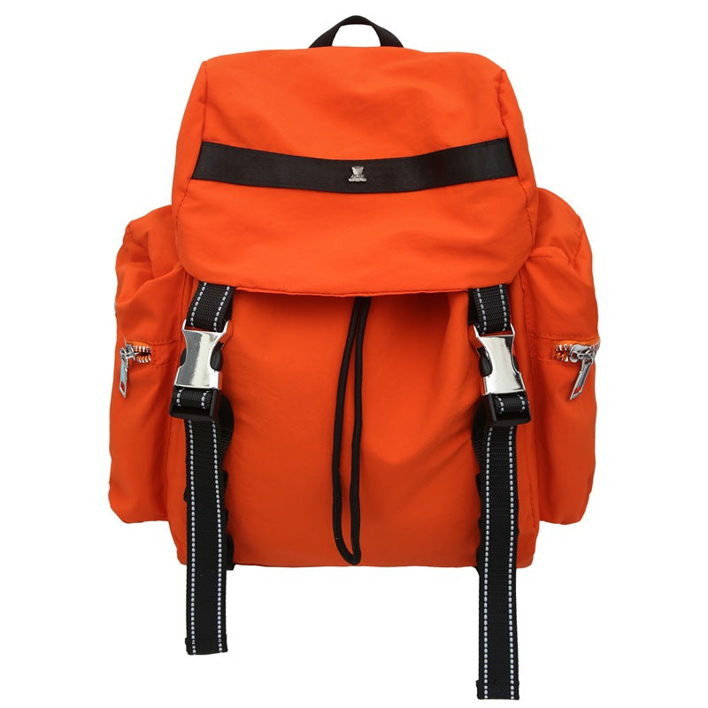 Orange Lightweight Nylon Backpack - Water Resistant Travel Daypack for Women & Men V888-ELOSUNG22934
