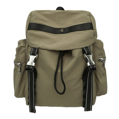 Army Green Lightweight Nylon Backpack - Water Resistant Travel Daypack for Women & Men V888-ELOSUNG22935