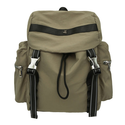 Army Green Lightweight Nylon Backpack - Water Resistant Travel Daypack for Women & Men V888-ELOSUNG22935